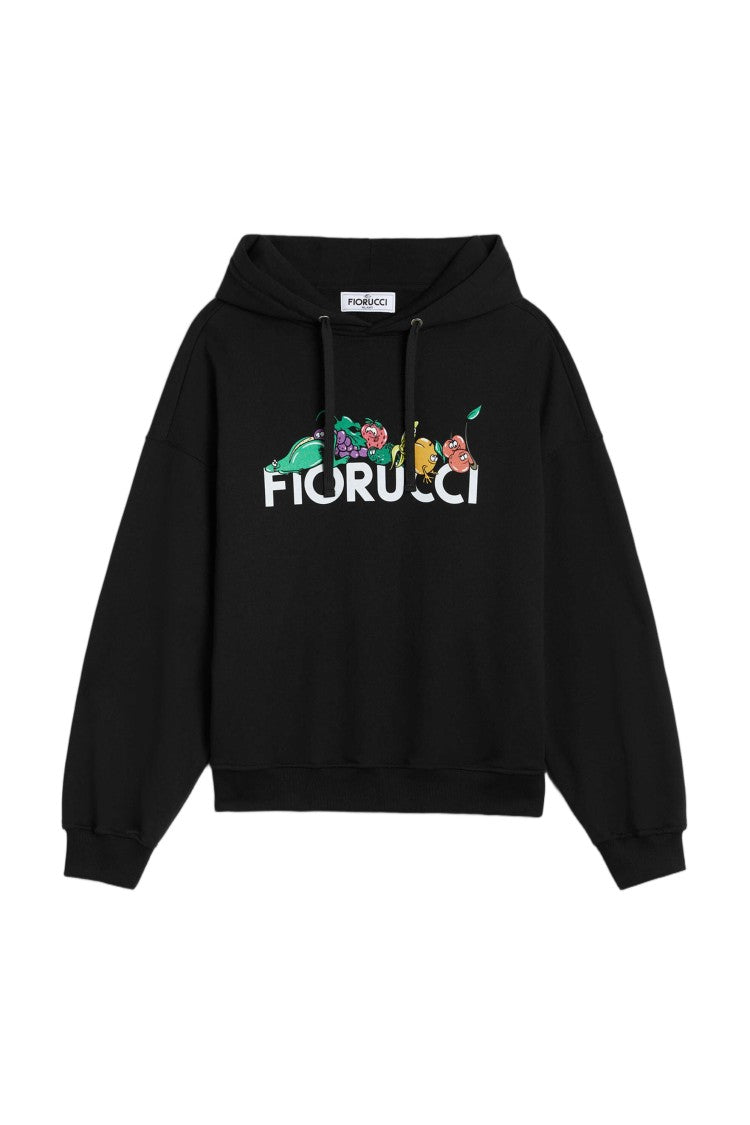 Fiorucci Black Fruit Print Hoodie