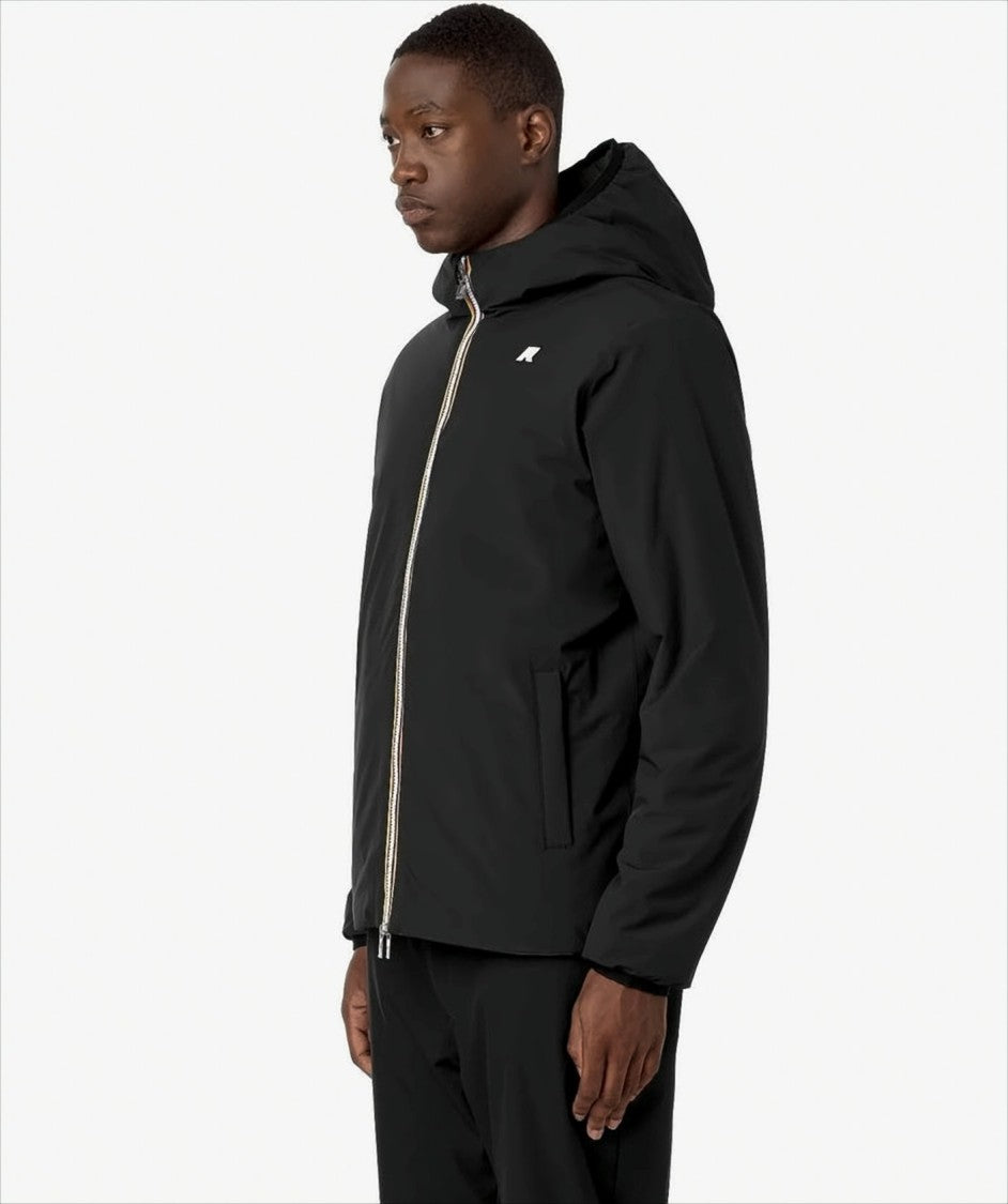 K-Way Reversible Waterproof Casual Jacket With Adjustable Hood