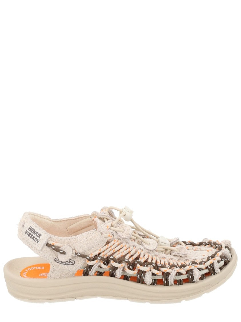 Keen Woven Leather Closed Toe Sandals