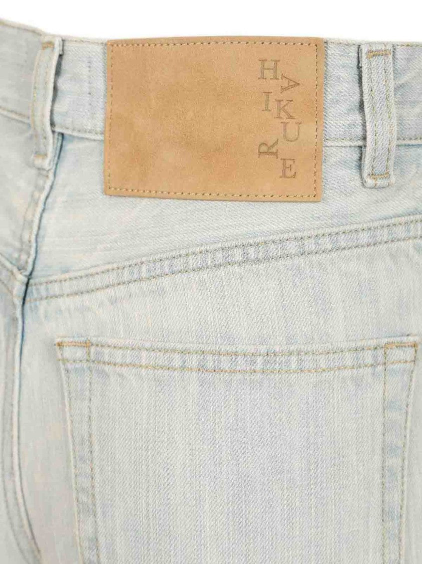 Haikure Light Blue Rounded Leg Denim Jeans