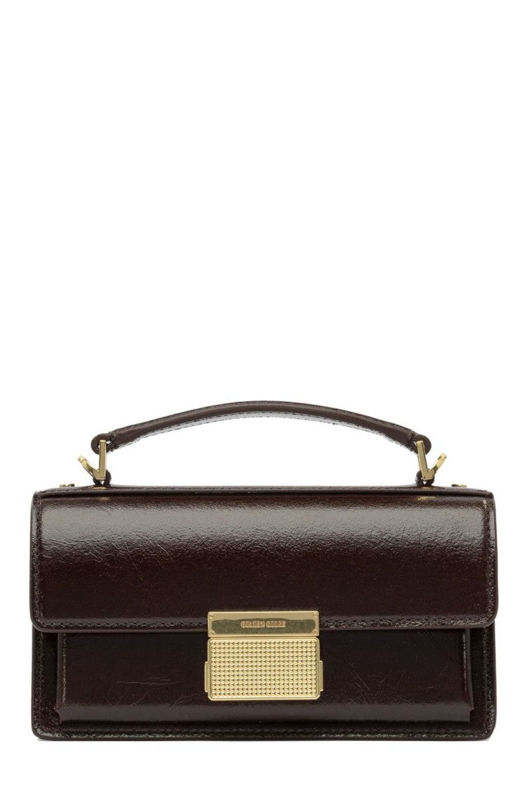 Golden Goose Structured Black Bag With Minimalist Design