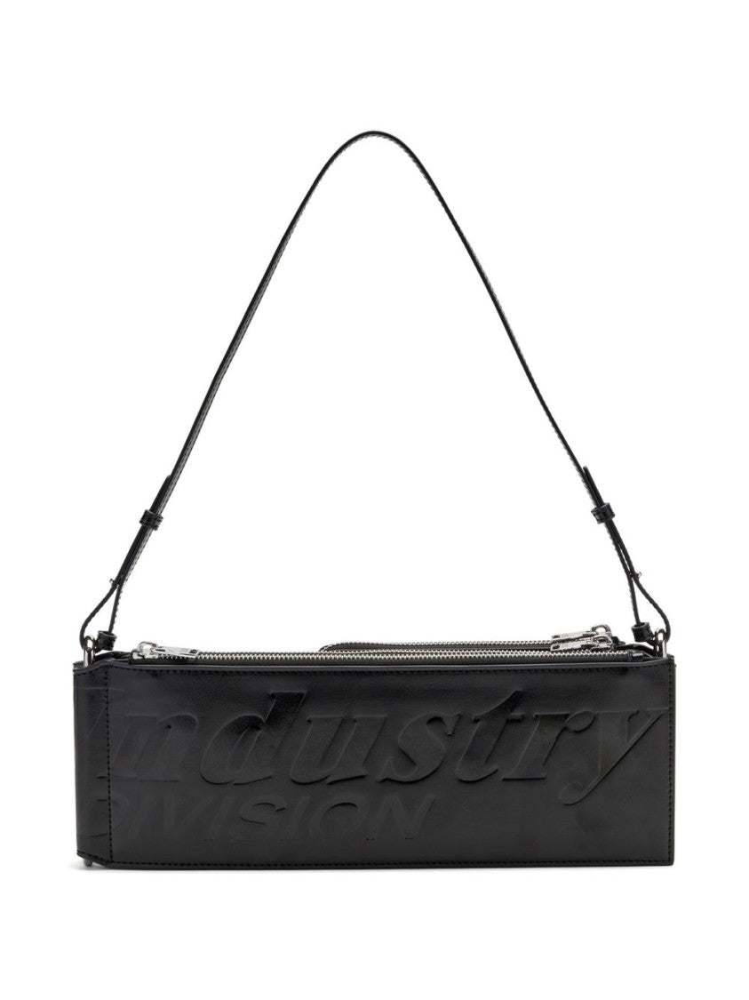 Diesel Black Structured Slim Strap Silk Bag