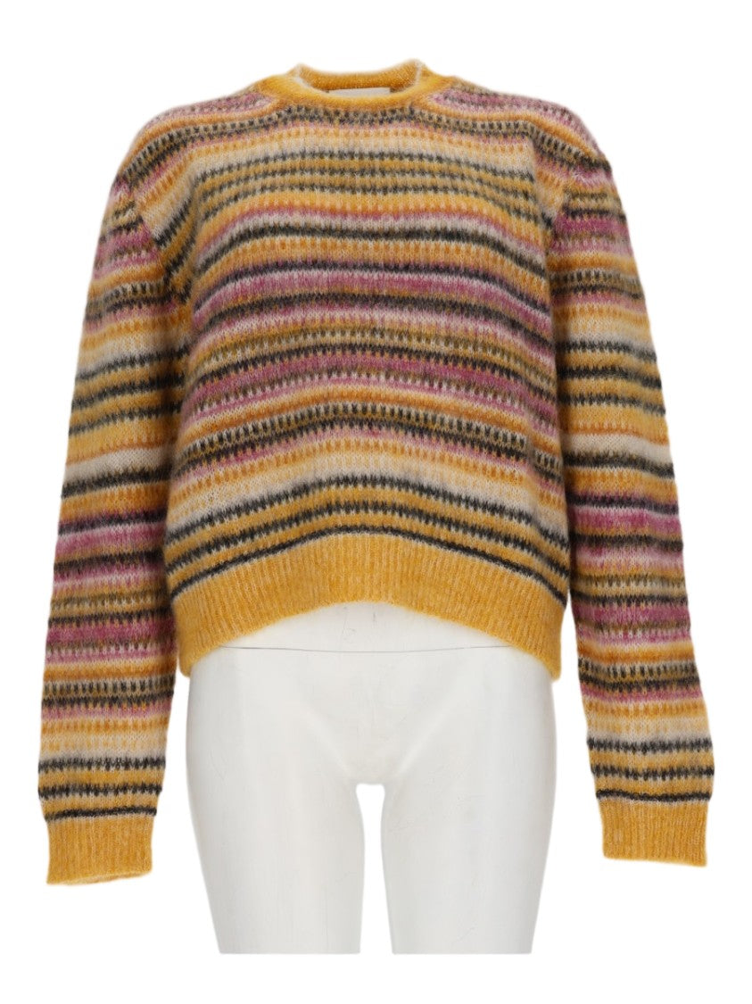 Isabel Marant Étoile Knitted Sweater With Horizontal Stripes In Warm Hues