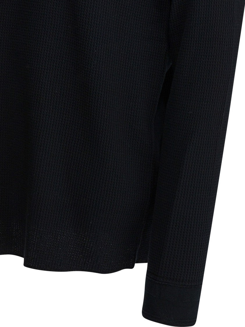 Beams Plus Waffle Knit Long-Sleeve Crew Thermal T-Shirt