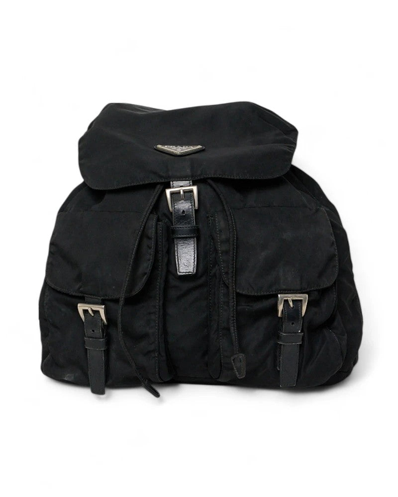 Prada Nylon Backpack With Adjustable Flap