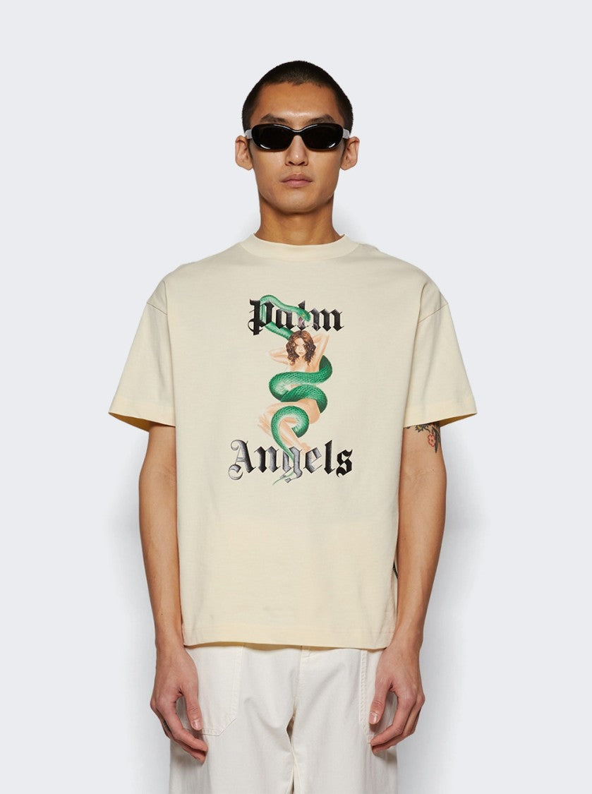 Palm Angels Ivy Pin Up Tee Ivory