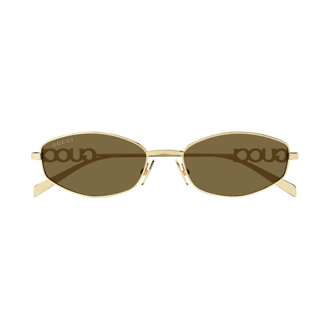 Gucci Narrow Rectangular Frame Sunglasses