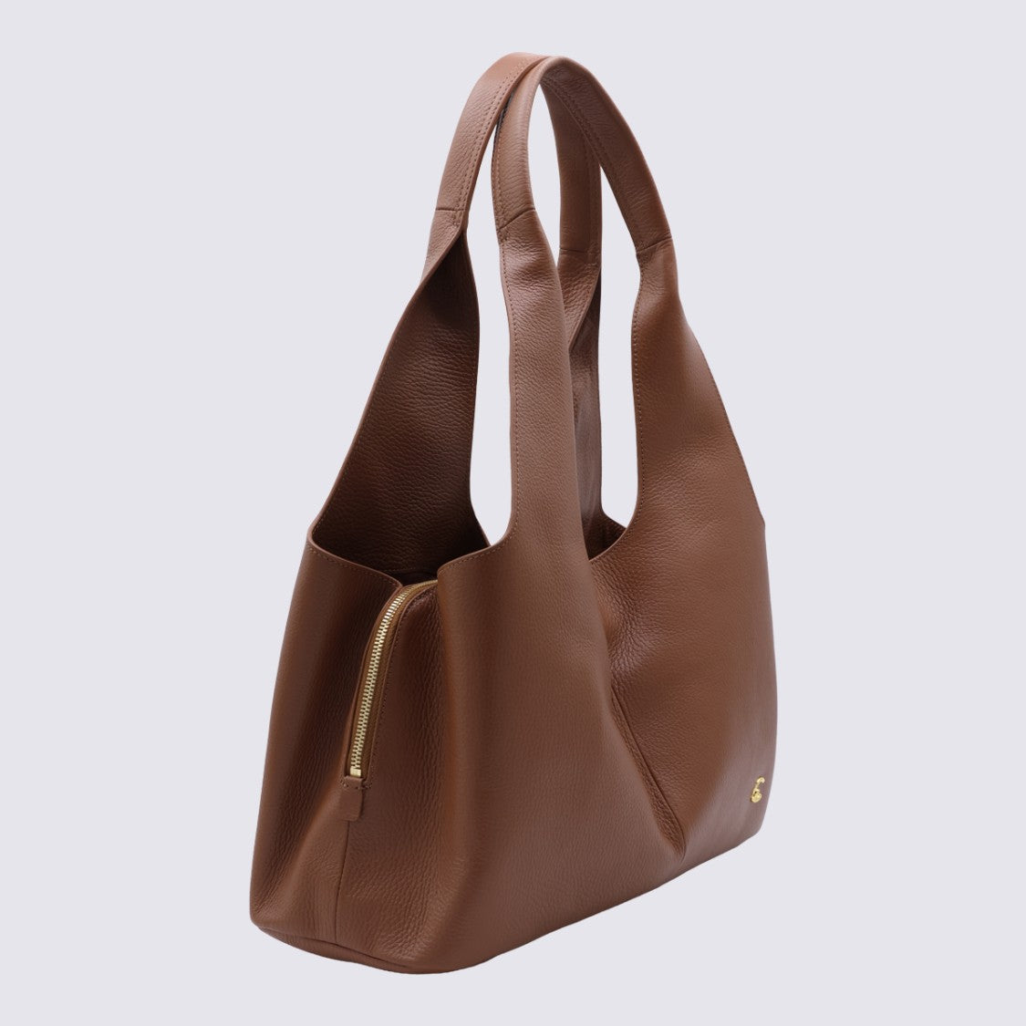 Coccinelle Soft-Structured Handbag With Gold Accents