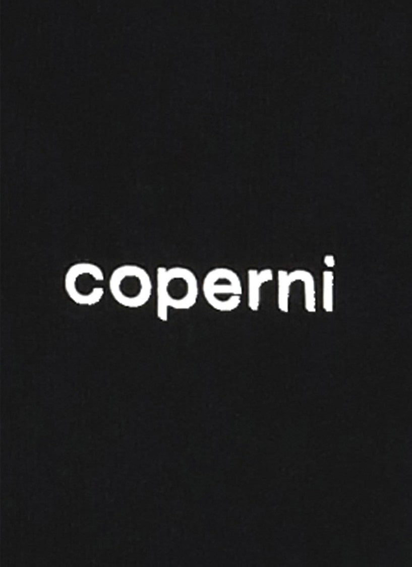 Coperni Black Baby Tee Cotton Printed T-Shirt