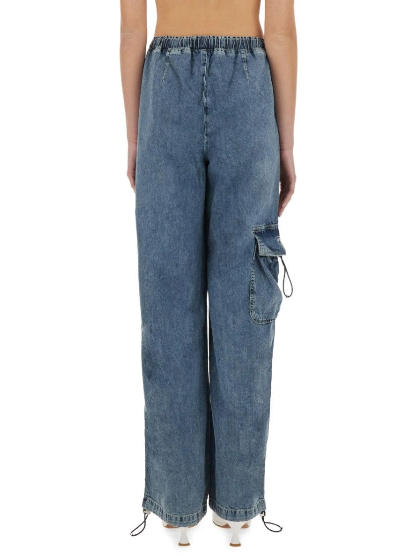 Moschino Cargo Jeans With Adjustable Drawstring Waist
