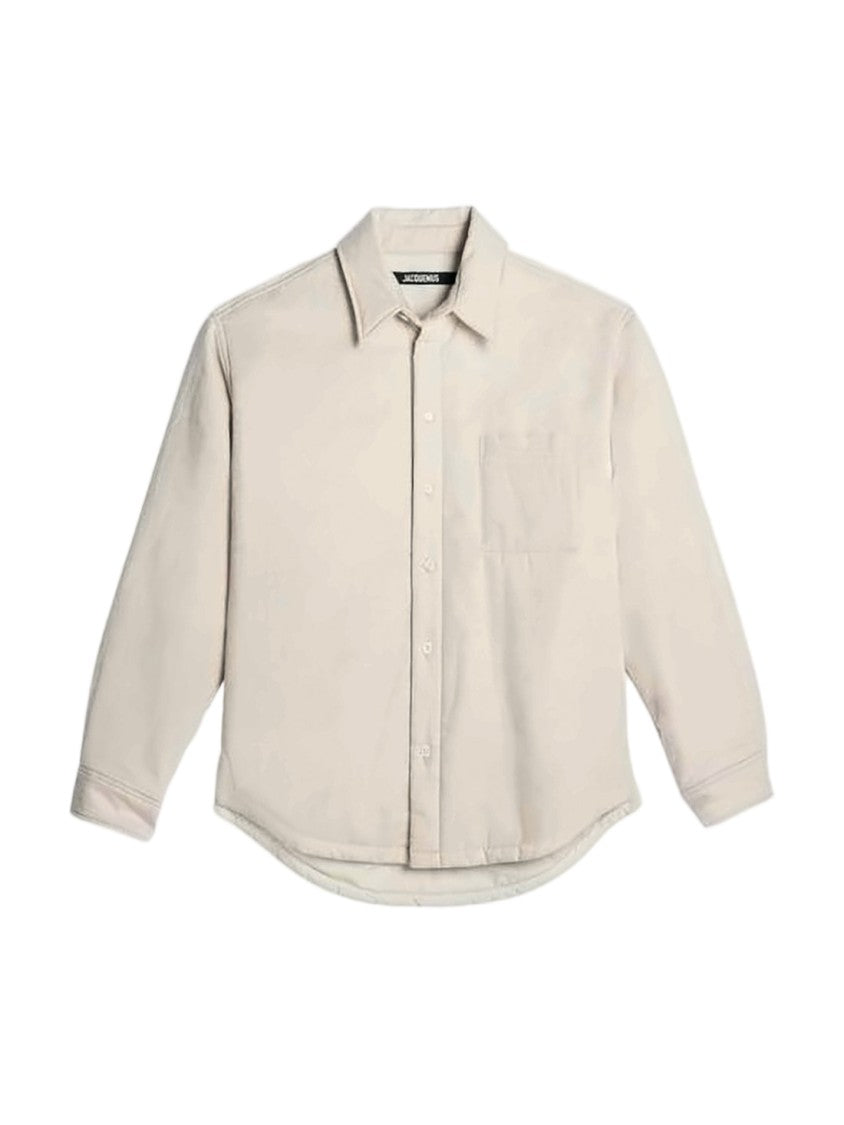 Jacquemus Relaxed Fit Long Sleeve Shirt With Classic Collar