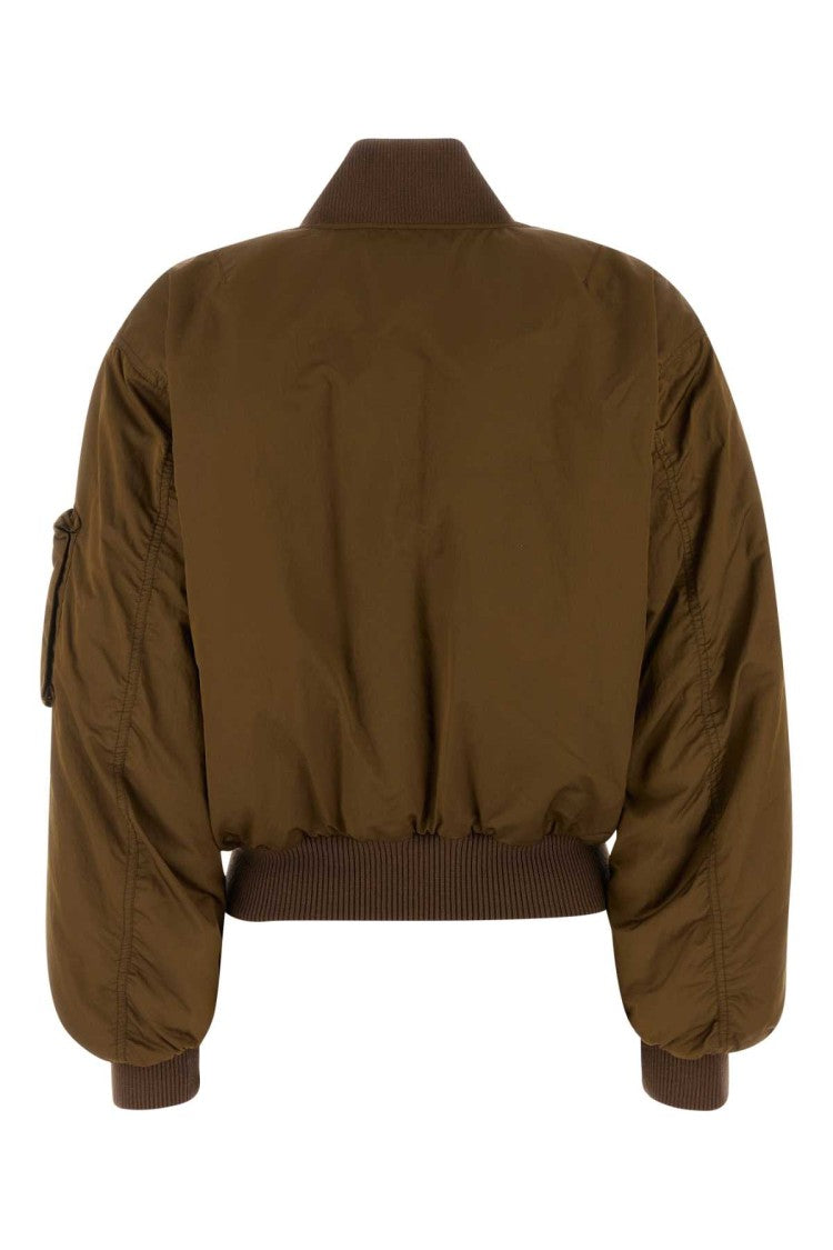 Chloé Brown Polyester Blend Bomber Jacket