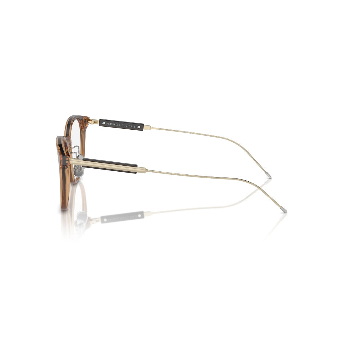 Brunello Cucinelli 0Bc3006 Gradient Acetate Sunglasses With Metallic Temples