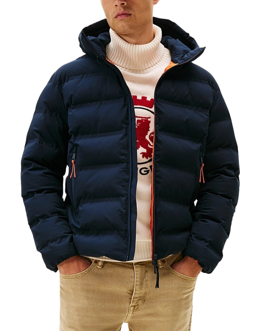 Tommy Hilfiger Quilted Technical Jacket With Thermo-Insulating Padding
