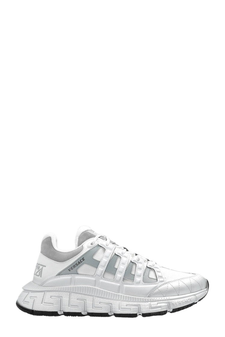 Versace Trigreca White Leather Sneakers