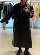 Sportmax Alfeo Leather Trench Coat