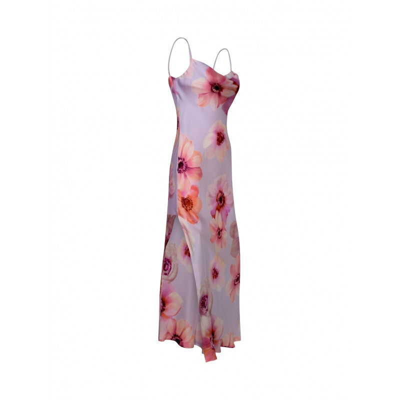 Sleep No More Multicolor Silk Long Dress