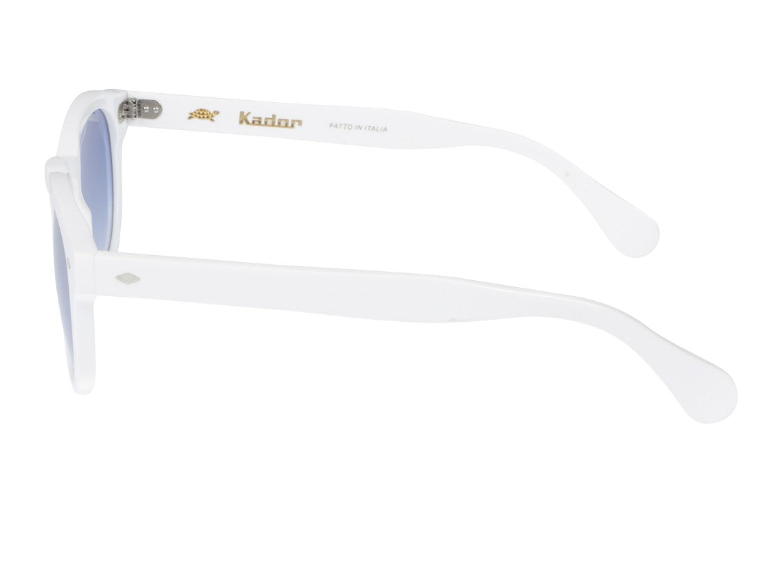 Kador White Jolly Cal 49 Gradient Sunglasses
