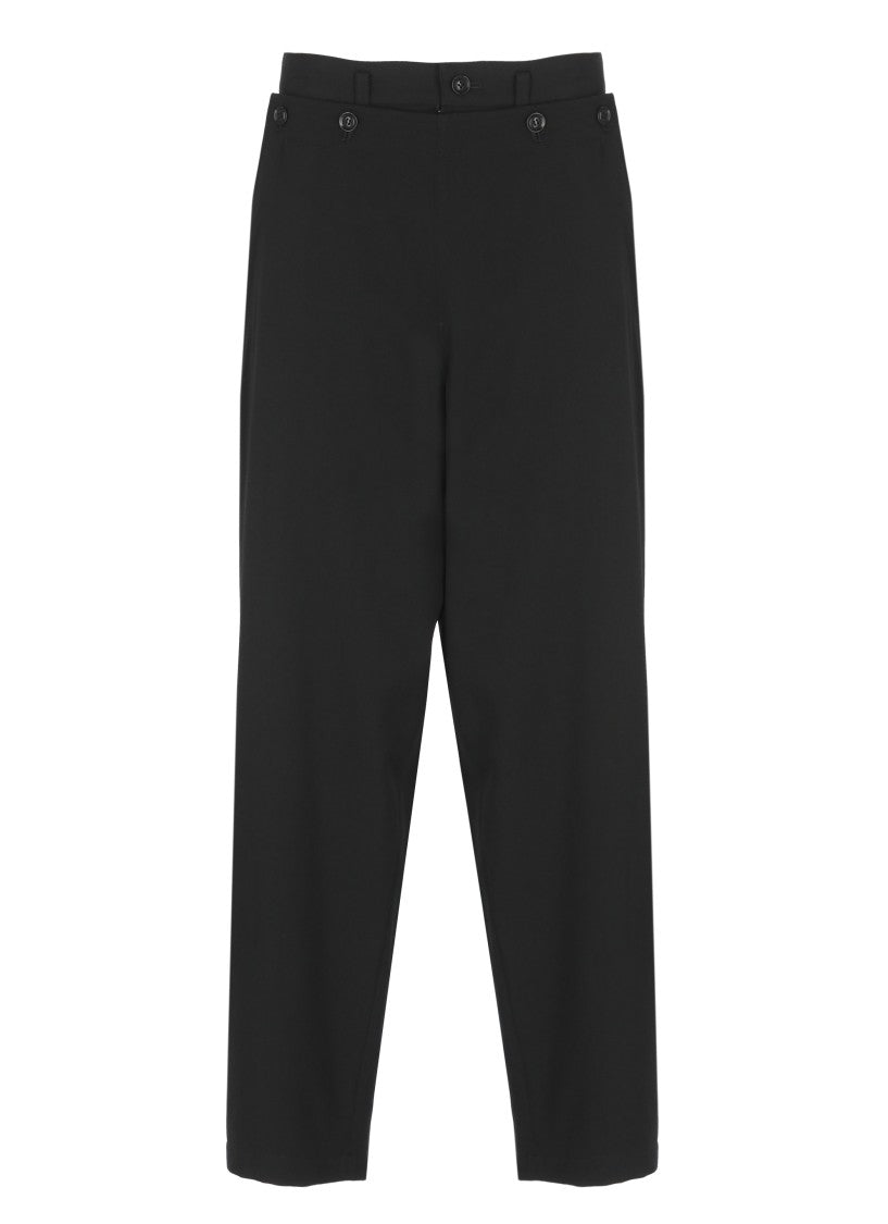 Y's Tailored High-Waist Wool Pants