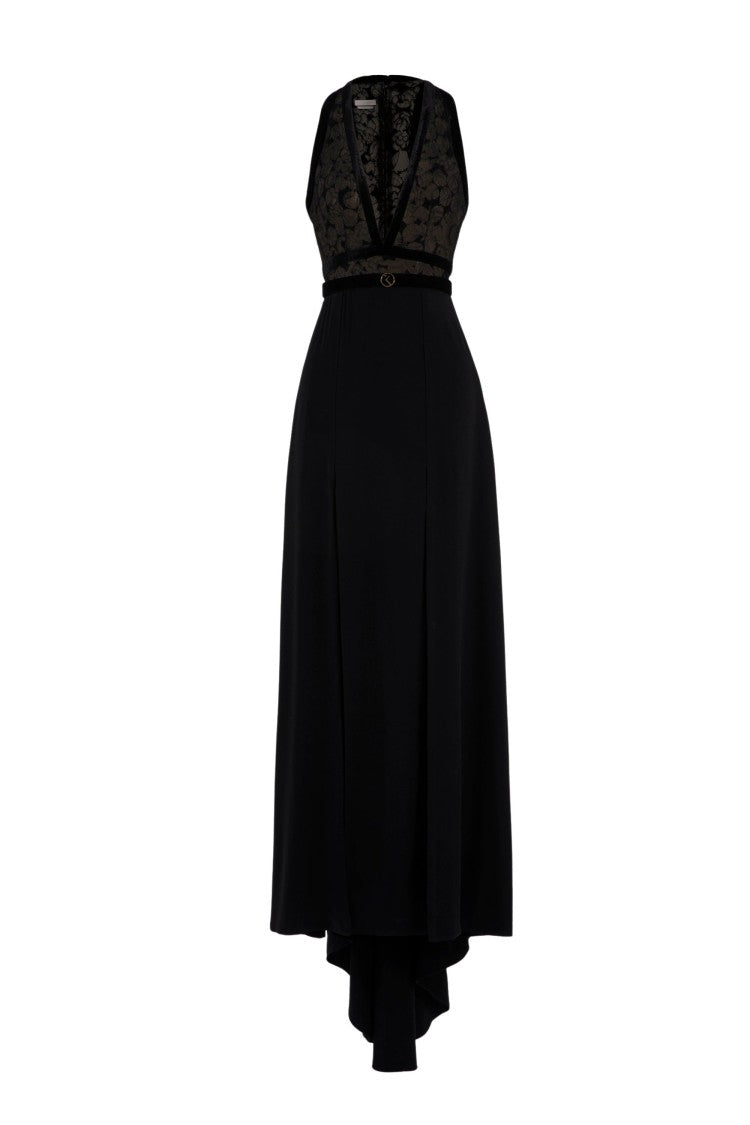 Saiid Kobeisy Black Lace Dress