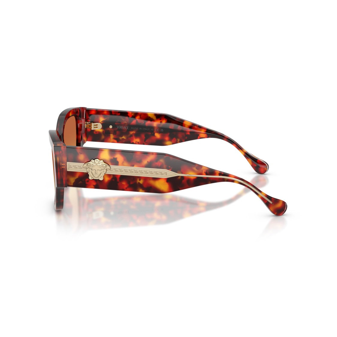 Versace 0Ve4509u Oversized Square Tortoiseshell Sunglasses