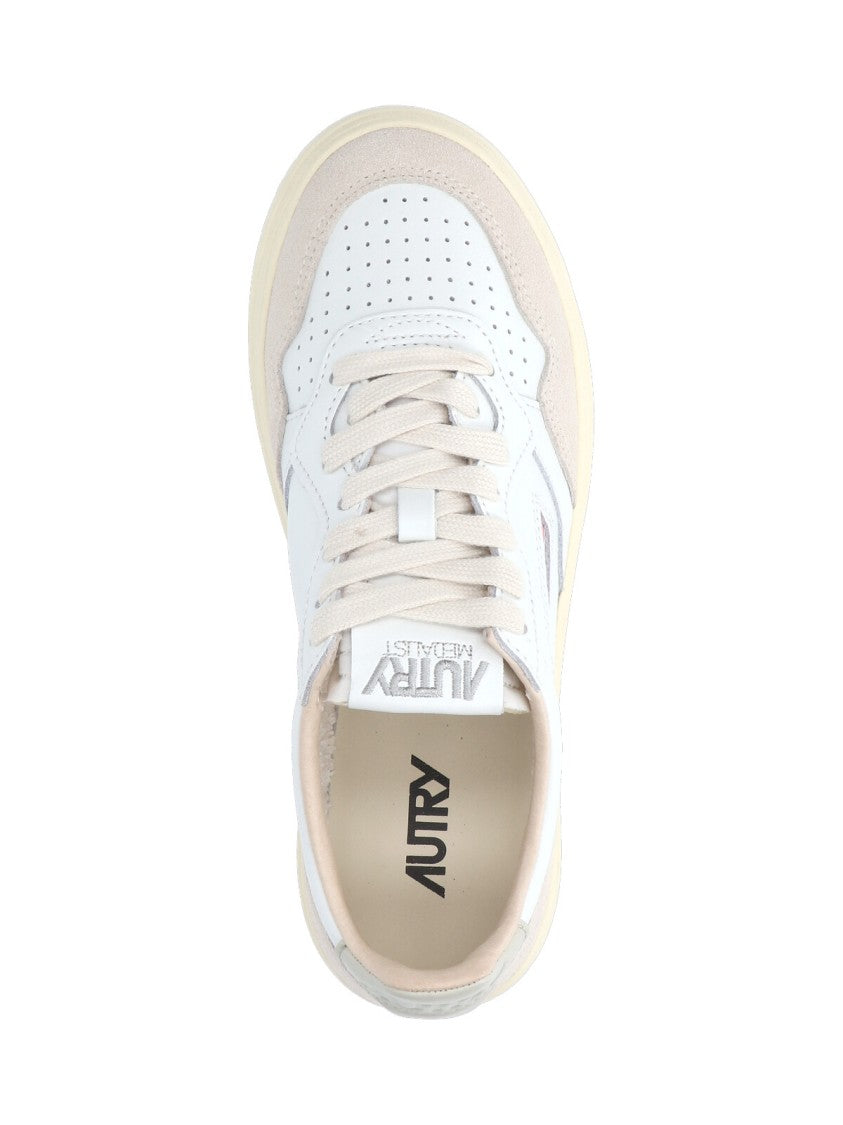 Autry Low-Top White Sneakers With Design