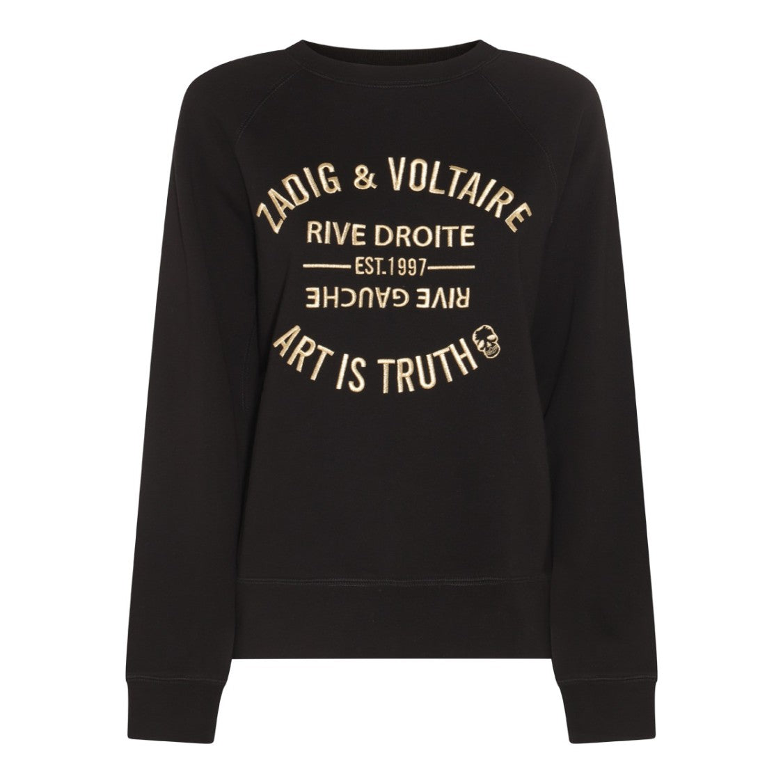 Zadig & Voltaire Black Cotton Sweatshirt