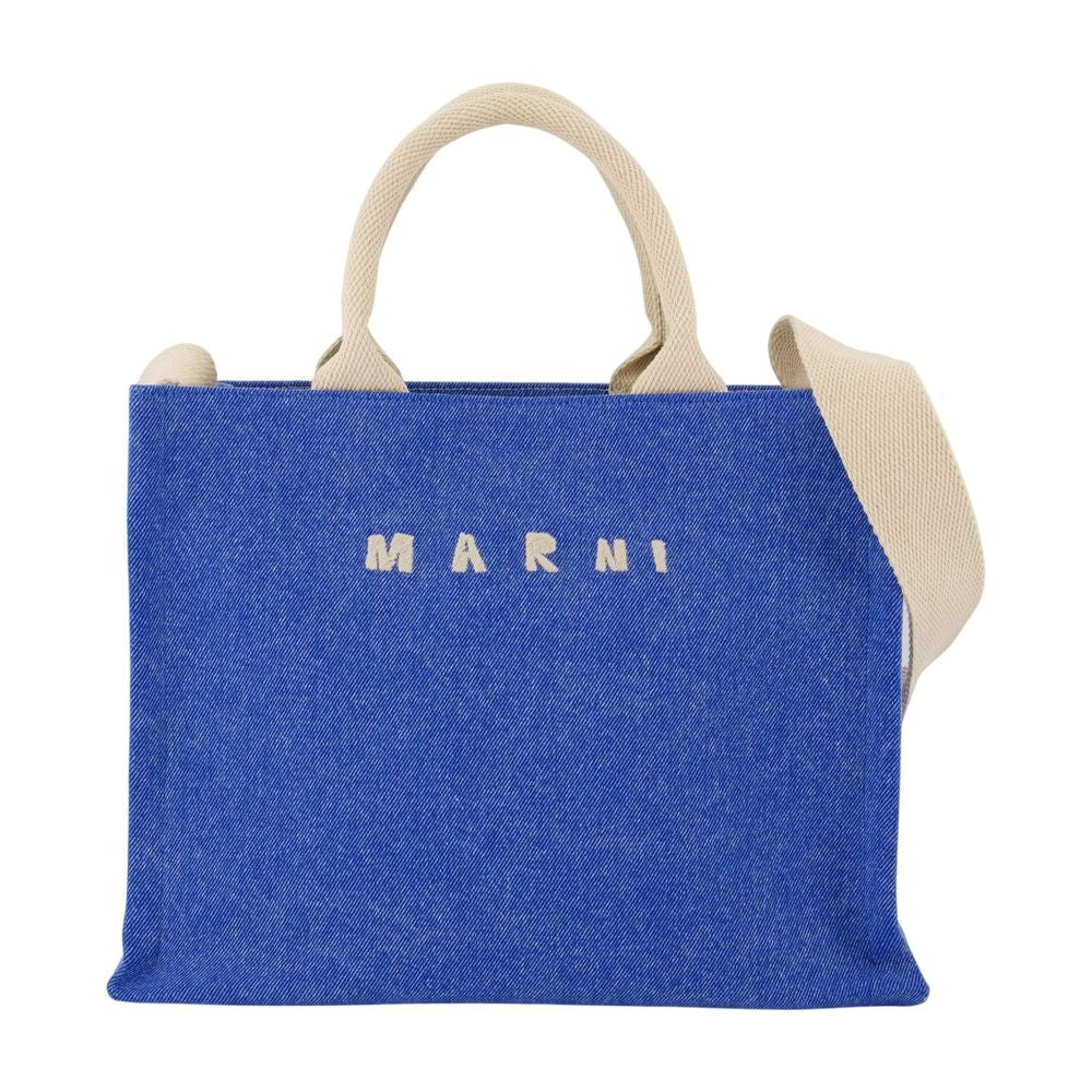 Marni Small Crossbody - Cotton - Blue