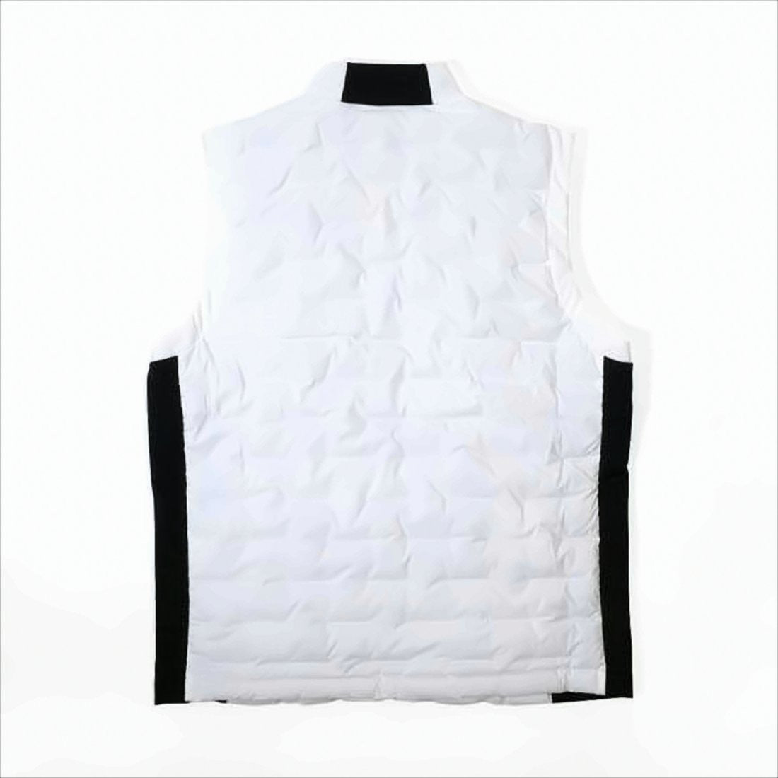 Hydrogen Quilted Sleeveless Vest With High Collar