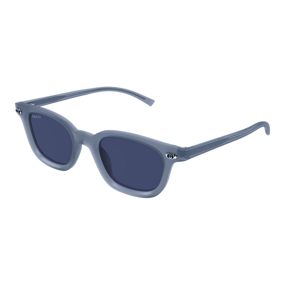 Gucci Gg1946s Translucent Blue Acetate Square Sunglasses