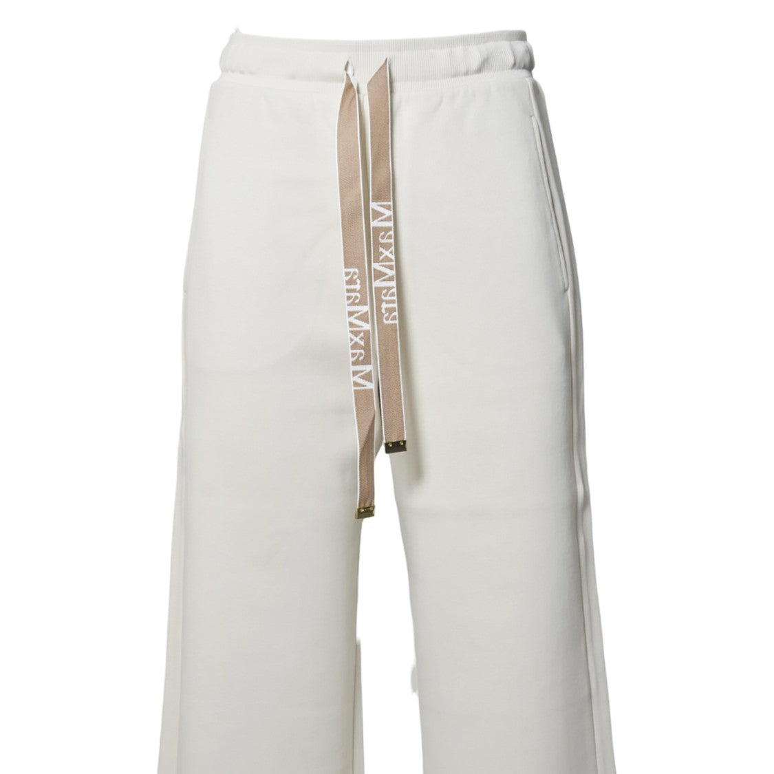 Max Mara Wide-Leg Pants With High Waist And Drawstring Closure