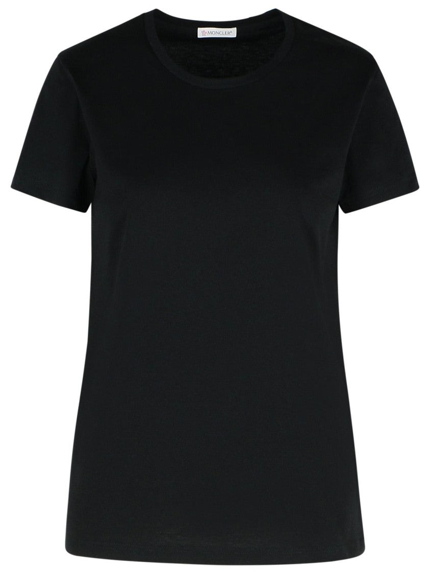 Moncler Black Cotton T-Shirt