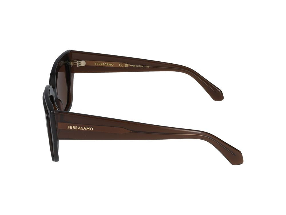 Salvatore Ferragamo Sunglasses Sf2002s 233 Transparent Brown/Brown 55/18/140