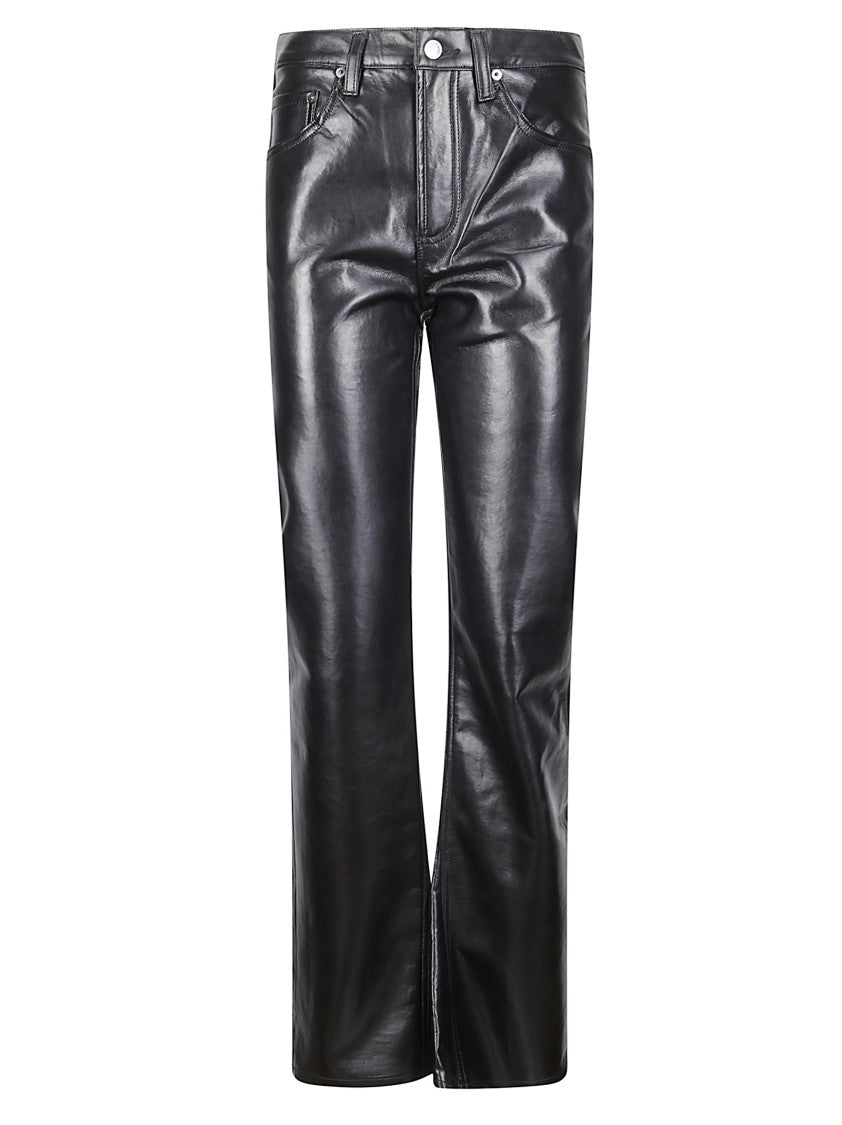 Agolde Recycled Leather Kick Boot With Modern Silhouette