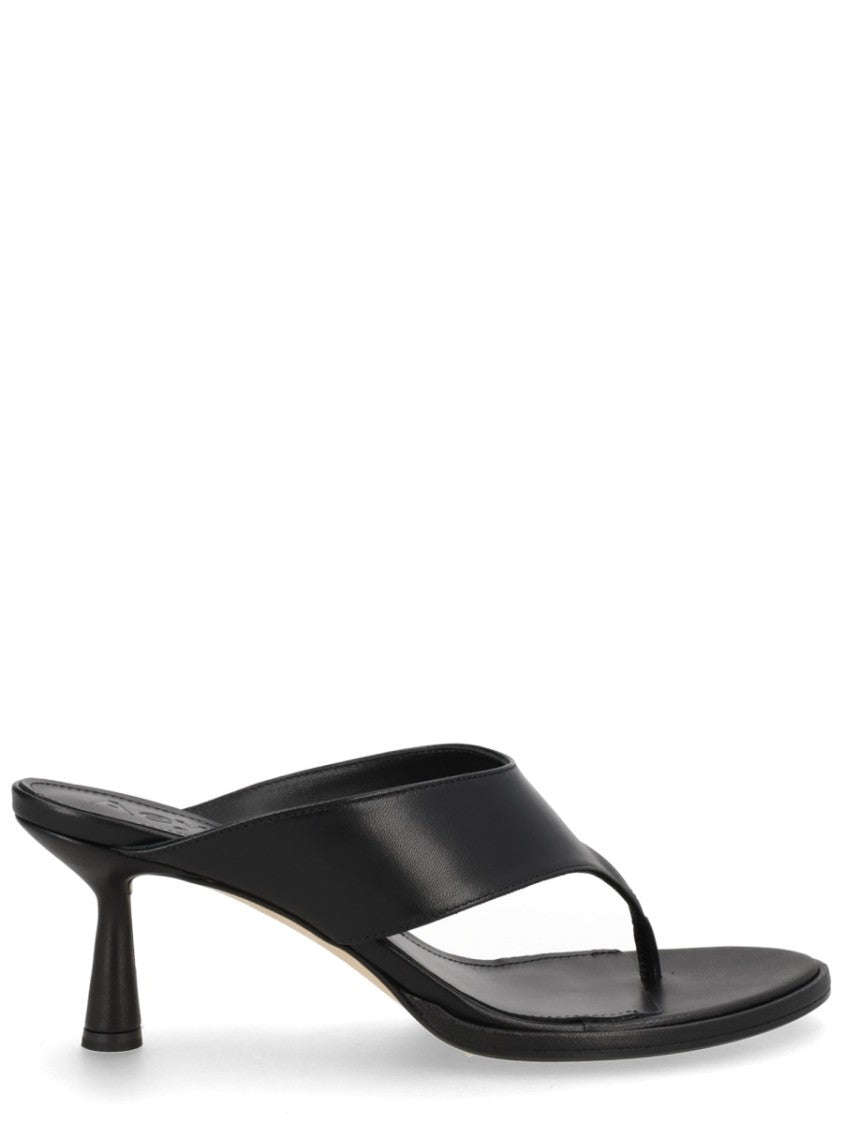 Aeydē Neutrals Olenna Thong Nappa Sandals