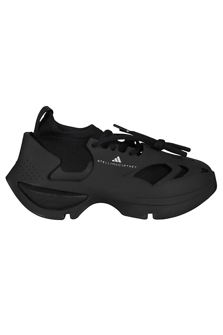 Adidas By Stella Mccartney Black Sportswear Run Sneakers