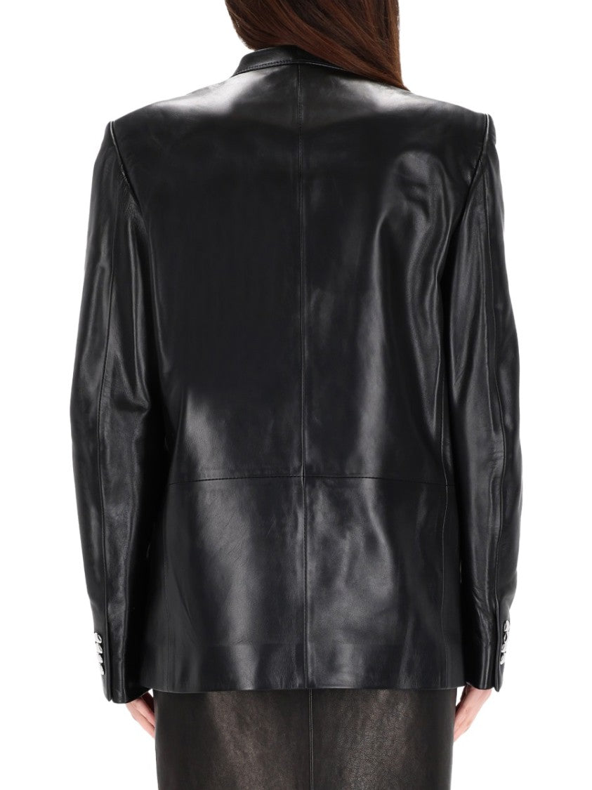 Khaite Elona Lamb Leather Jacket