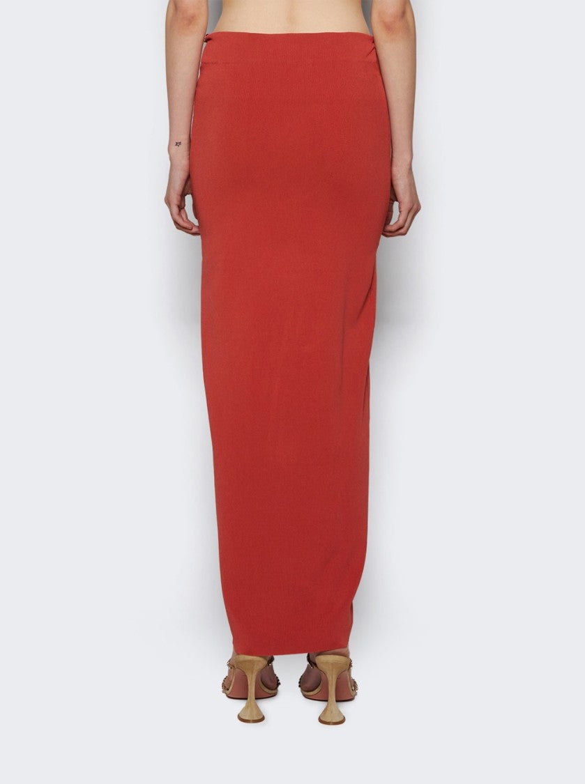 Christopher Esber Ore Spear Twist Knit Skirt