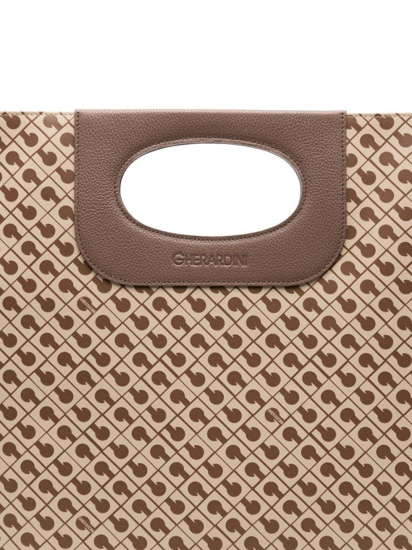 Gherardini Gherardini Geometric Pattern Shoulder Bag