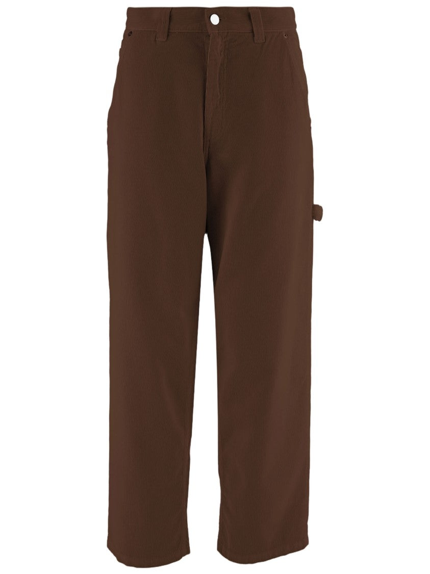 Haikure Ribbed Cotton Velvet Pants With Multi-Pocket Design