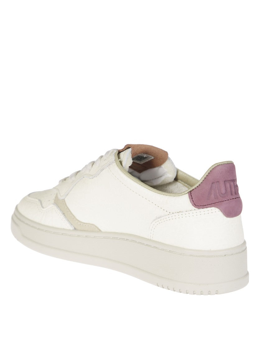 Autry Low-Top Sneaker With Smooth Leather And Suede Accents