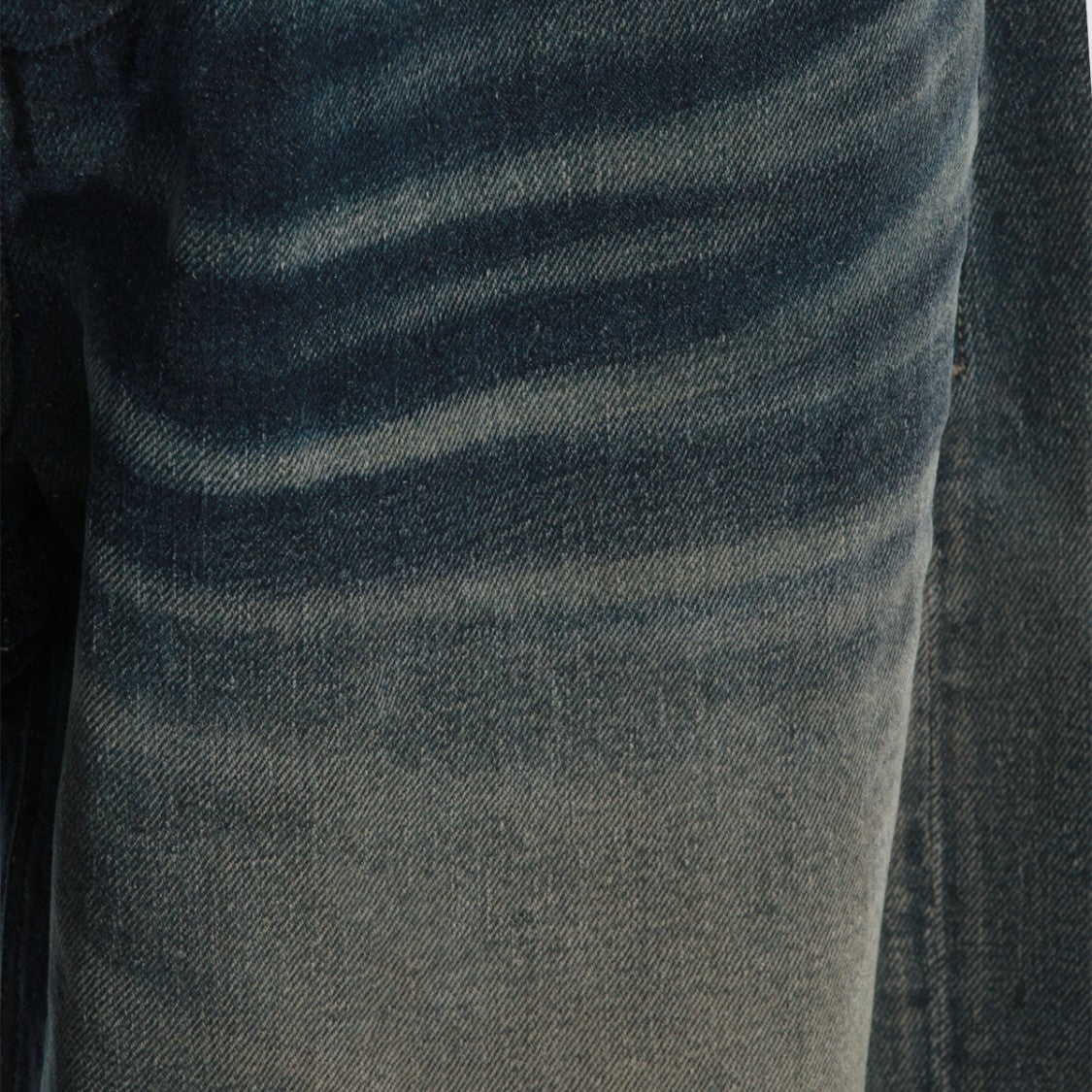 Diesel Relaxed Wide-Leg Jeans With Vintage Wash And Distressed Details