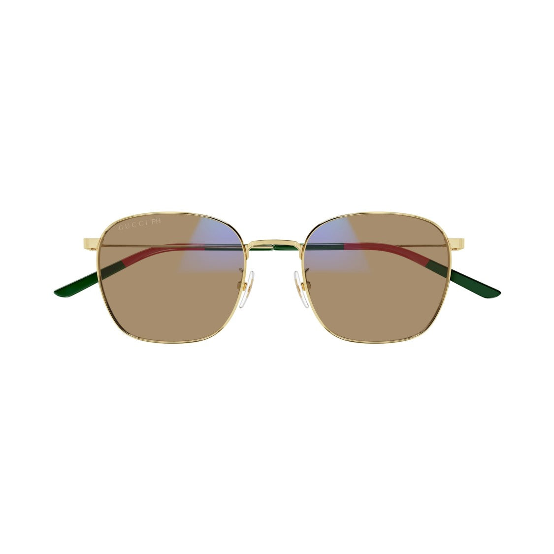 Gucci Gg0681s Thin Square Metal Frame Sunglasses