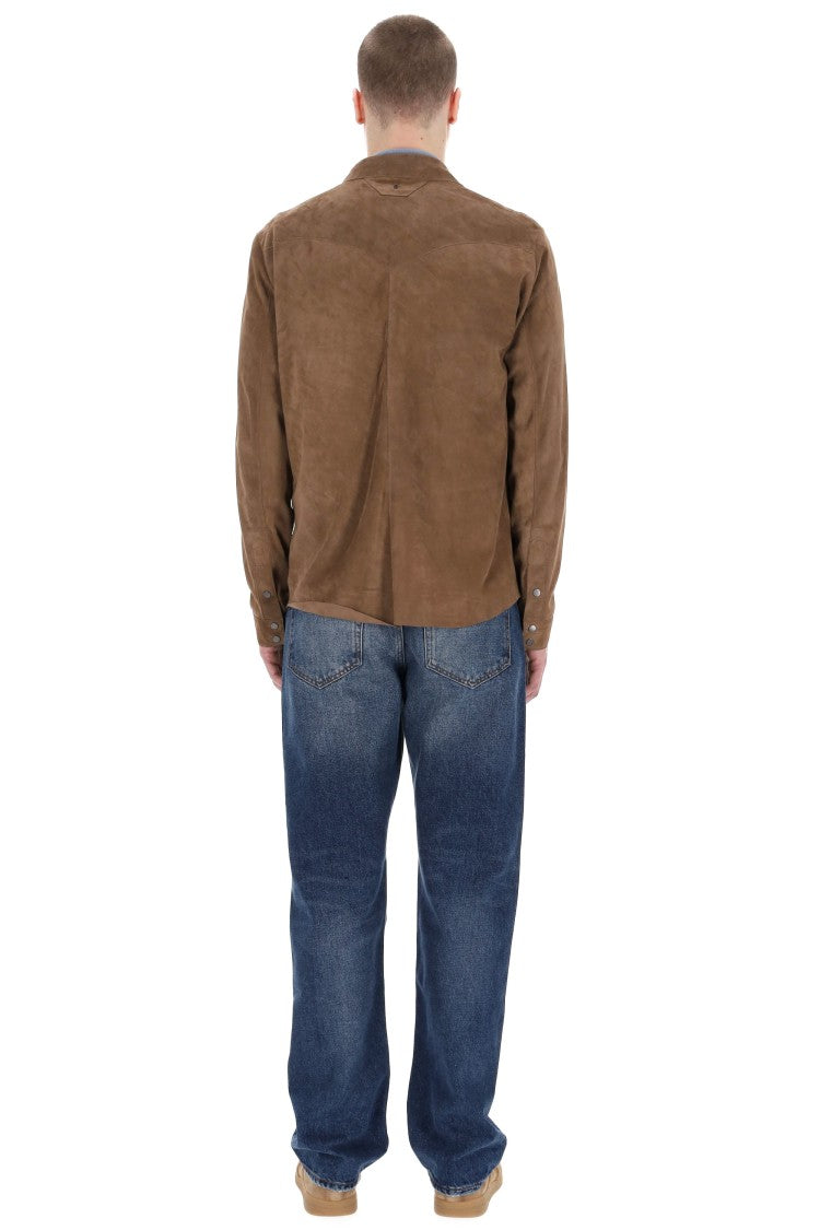 Salvatore Santoro Superlight Suede Overshirt