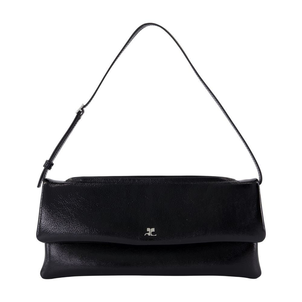 Courrèges Rectangular Leather Shoulder Pouch