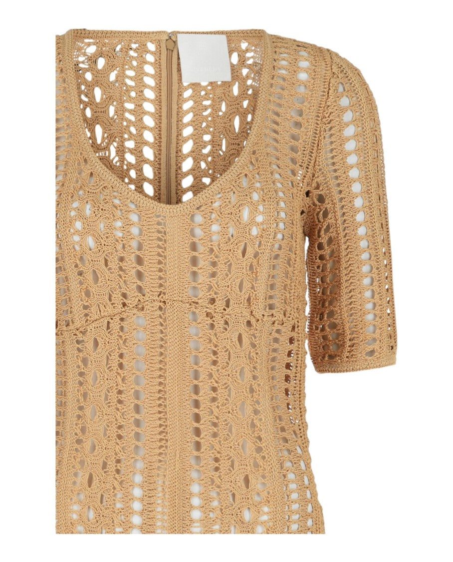 Givenchy Open-Knit Crochet Dress