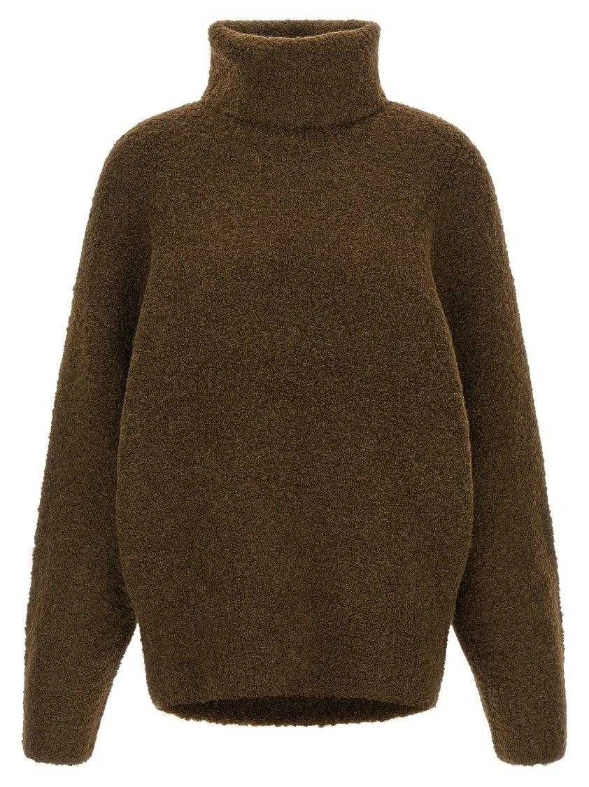 Totême Bouclé Turtleneck Sweater