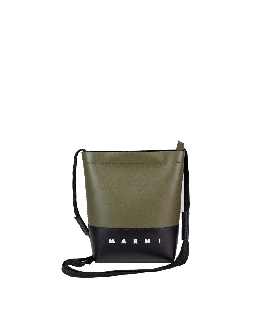 Marni Colorblock Logo Shoulder Bag