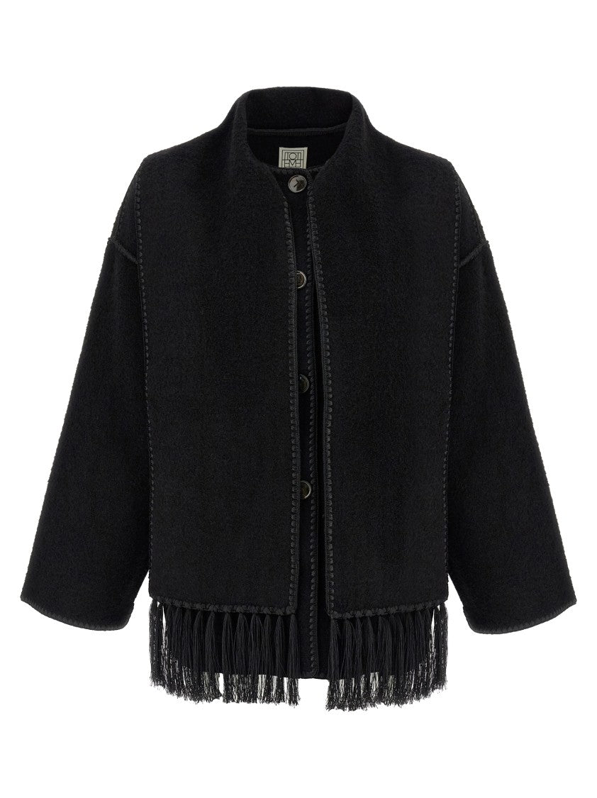 Totême 'Embroidered Scarf Jacket Harvest' Coat