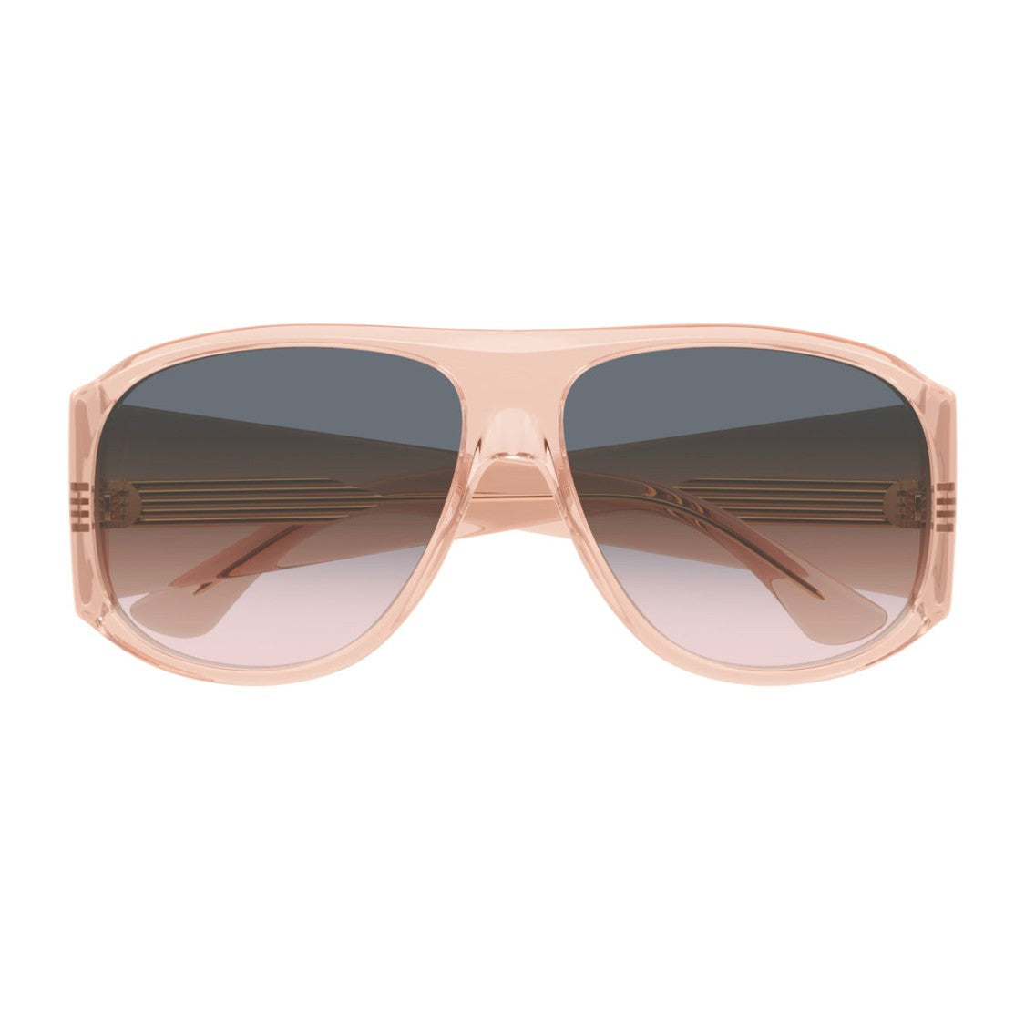 Chloé Havana Ch0347s Rounded Acetate Aviator Sunglasses